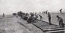 Building the railroad across Sinai